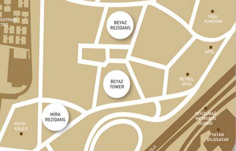 Beyaz İnşaat Beyaz Rezidans 1 de 1 milyona 4+1 penthouse daire!