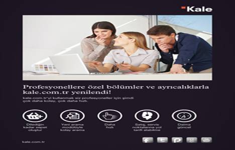 Kale, web sitesi ve mobil kataloğu ile hayatı kolaylaştırıyor!