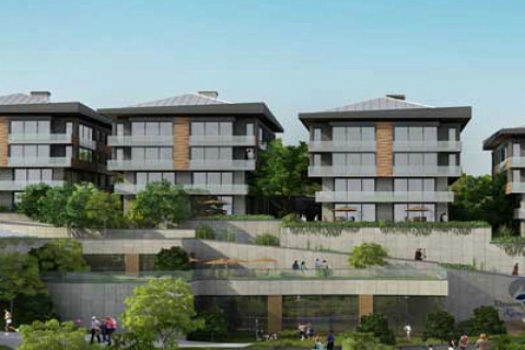 Ofton İnşaat Elysium Serene Kandilli'de satılık 161 metrekare 3+1 967 bin TL!