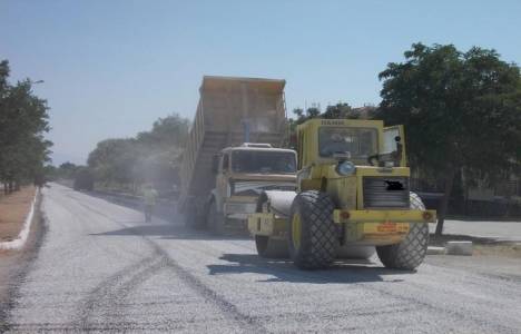  Bolvadin Heybeli Termal Tesislerinde yol çalışmaları devam ediyor!