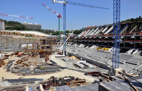 Vodafone Arena inşaatından son durum fotoğrafları!