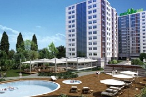 Middleist Evleri'nde 580 bin TL'ye 2+1! Sosyal alanları tamamlandı!