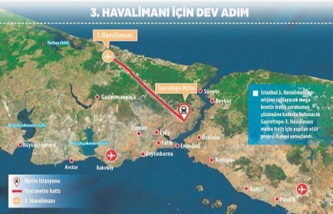 3. Havalimanı için metro-hızlı tren çalışmaları başlıyor!