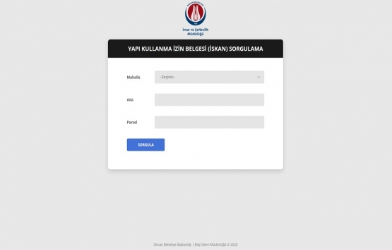 Sincan Belediyesi nden E-Eksper ve E-İskan hizmeti!