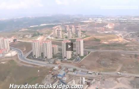 gebze emlak konut havadan videosu
