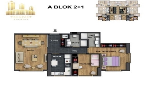 Trendist Ataşehir kat planları!