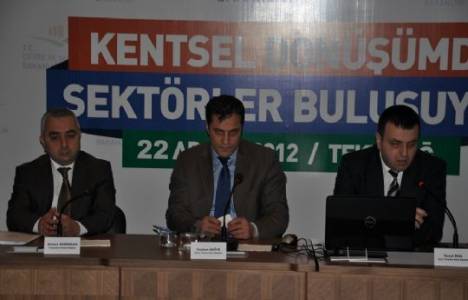 Tekirdağ'da kentsel dönüşüm sempozyumu gerçekleştirildi! 