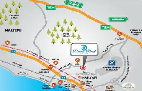 Hak Yapı Duru Park Evleri nde teraslı 1+1 ler 178 bin TL!