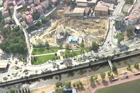 DAP Yapı Çağlayan'ın satış ofisi yapılıyor! İlk görüntüler! 