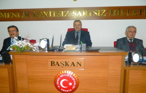 Amasya İl Genel Meclisi imar planı değişikliğini masaya yatırdı!
