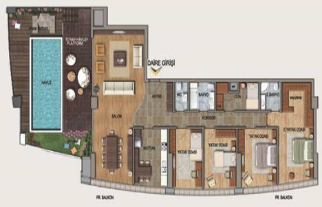  Brandium Ataşehir kat planı!