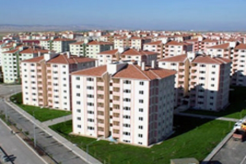 Gediz'e 500 modern konut yapıldı