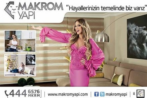 Petek Dinçöz, Makrom Yapı'nın yeni reklam yüzü oldu!
