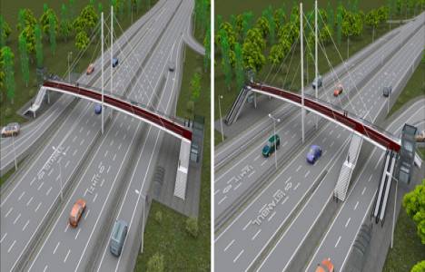 Kocaeli Çayırova'ya modern yaya köprüsü yapılıyor!
