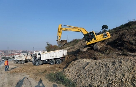 Sakarya kampüs Yolu'nda genişletme çalışmaları devam ediyor!