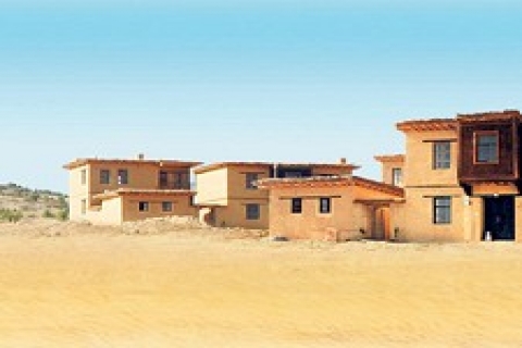 Sonsuz şükran Köyü Projesi'nde binalar sanat için kurulacak!