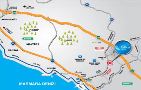 World Asya Oto Galeri de metrekaresi 2 bin 500 TL den başlıyor!