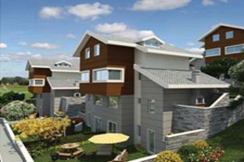 Zekeriyaköy Garage Evleri'nde 345 bin dolara 2+1 bahçe dubleksi!