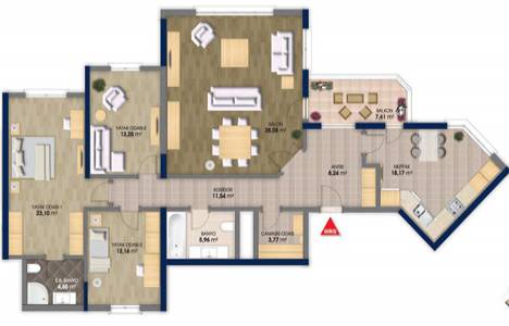  Nish Adalar kat planı!