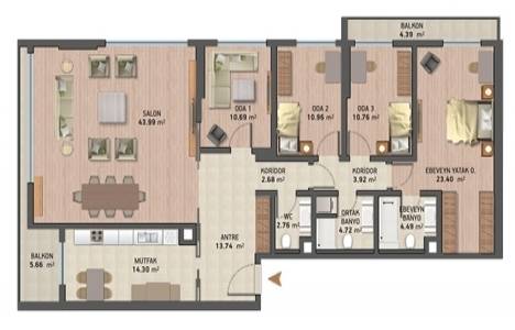 Vadistanbul Cendere daire planları!