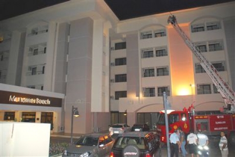  Katar şeyhinin Marmaris'teki otelinde yangın çıktı!