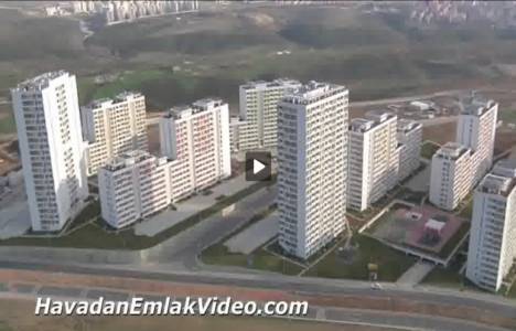 TOKİ Kayaşehir Evleri'nin havadan videosu! 