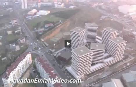 Dumankaya Modern Bahçeşehir Evleri'nin havadan yeni görüntüleri! 