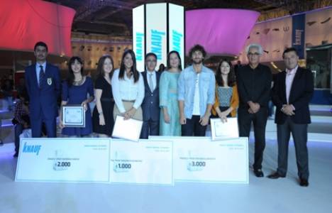  Knauf Arena'da geleceğin mimarlarına ödül verildi!