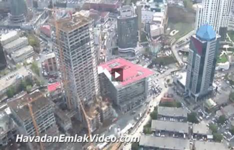 42 Maslak Residence'ın havadan son görüntüleri! 