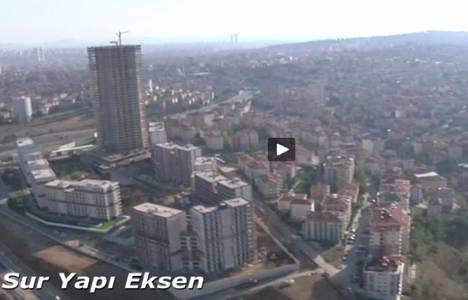  Sur Yapı'nın 4 konut projesi havadan görüntülendi!