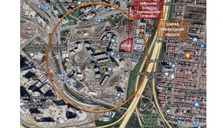 Sinpaş Boulevard Finansşehir in değeri 1.3 milyar TL yi aştı!