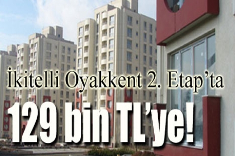 İkitelli Oyakkent 2.etapta 129 bin TL'ye!