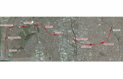 Halkalı-Kirazlı Metro durakları!