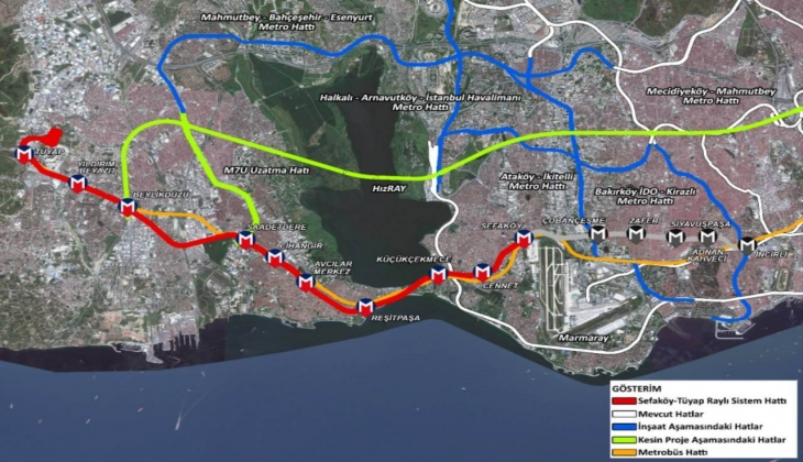 Sefaköy-Beylikdüzü-Tüyap Metro Hattı için düğmeye basıldı! İstanbullulara müjde!