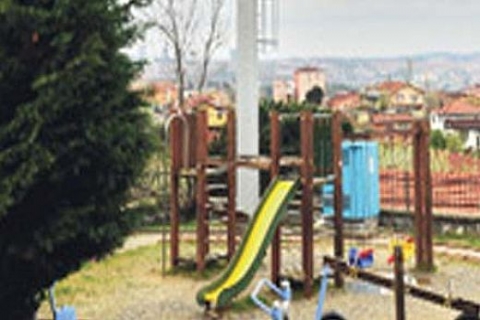 Beykoz'da üç çocuk parkına baz istasyonu kuruldu!