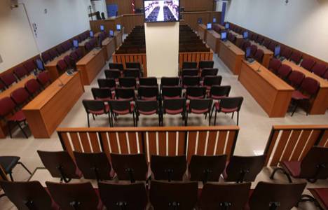 Silivri'de inşa edilen 1.5 dönümlük duruşma salonu hizmete girdi!