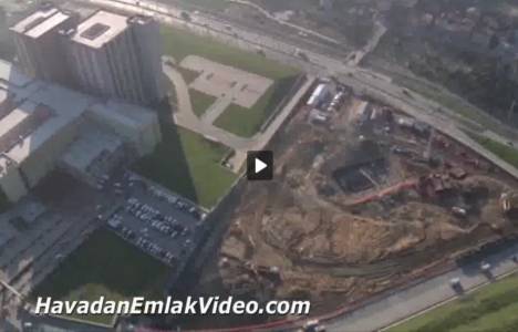 Dumankaya Miks Halkalı Evleri'nin havadan son görüntüleri! 