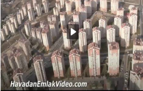  TOKİ Kayaşehir konutları havadan görüntülendi! 