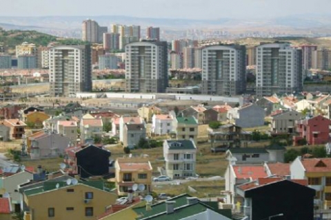  Ankara Yenimahalle TOKİ blokları arasındaki arsa 2,8 milyon TL'ye icradan satılık!