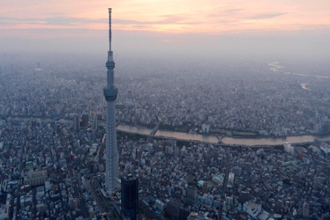  Dünyanın en yüksek kulesi Tokyo Sky Tree!