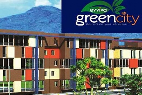 Greencity Kıbrıs'ta 100 bin Sterlin 3+1 dubleks!