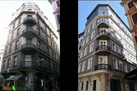 Beyoğlu'nda estetiği bozan tabela ve tenteler kalkıyor!