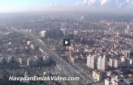 Nurol Tower Çağlayan'ın havadan genel görüntüsü! 