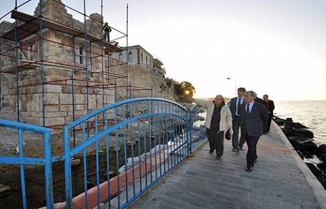 Foça'daki restorasyon çalışmaları tamamlanmak üzere!