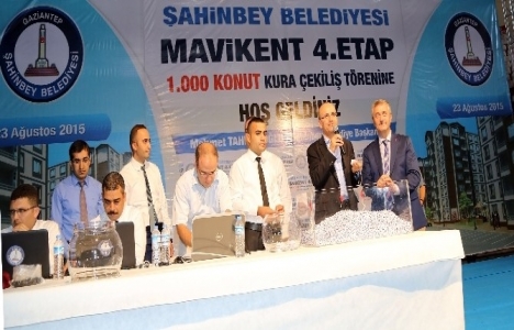 Şahinbey Mavikent'te bin konutun daha kurası çekilecek!