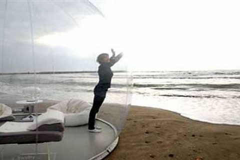 Doğa ile iç içe olmayı sevenlere Kristal balon!