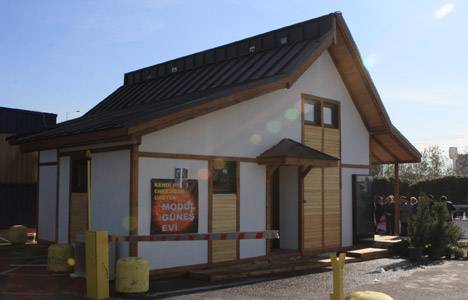 Modül Güneş Evi'nde “SOLAIR” sıcak hava paneli kullanılıyor!