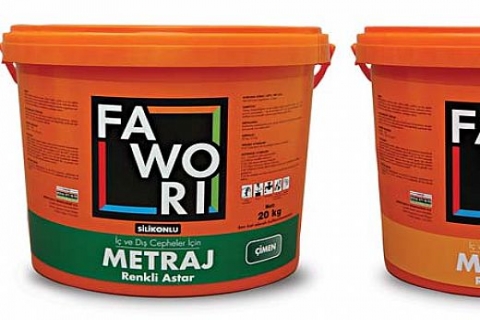 Fawori Boya, Türk boya sektörüne Metraj Renkli Astar'ı sundu!