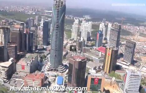 Maslak Spine Tower projesi havadan görüntülendi!