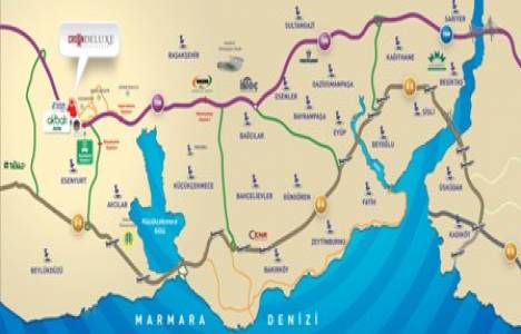 Bahçeşehir Crown Deluxe Babacan Yapı da 1+1 ler 169 bin TL!